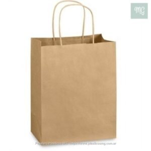 Bolsas Kraft Con Manija Kp 2  X  Unidad