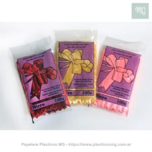 Moño Facil Plastico Mini  N° 12  x 100 un.