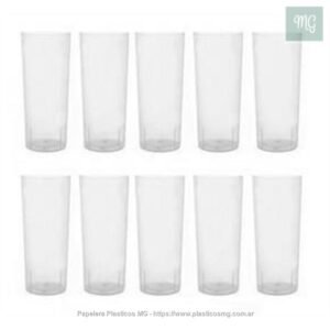 Vaso Trago Largo Cristal x un.