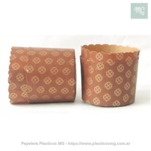 Molde Pan Dulce 1/2 Kg. Fsia. X 100 Un.