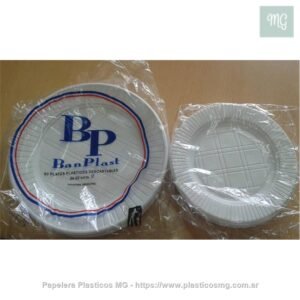Plato Descartable 22 Cm. X 50 Un.