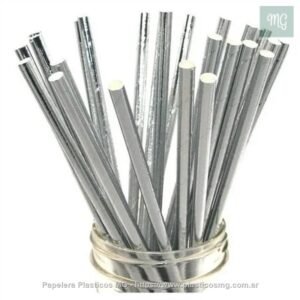 Sorbete Polipapel Metalizado X 25 Un.