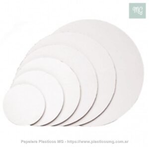 Base De Carton Redonda 30 Cm. x Kg.