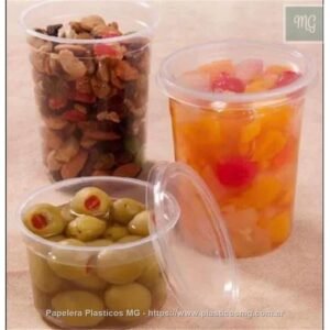 Pote 400 C.C. C/Tapa X 100 Un.