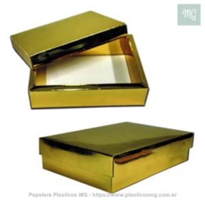 Caja Para Bombones 1 Kg. Dorada x un.