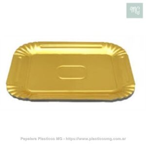 Bandeja Carton Dorado 1/2 Kg.x un.