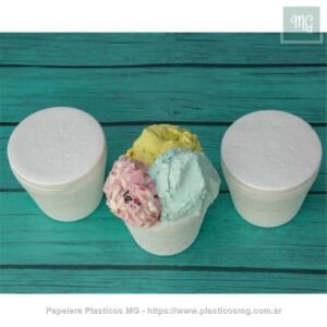Pote Termico P/ Helado 1/4 Kg. x 20 un.