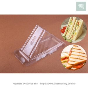 Triangulo Plast.p/sandwich x 75 un.