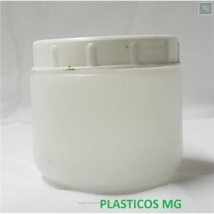 Pote p/crema Plast. 500cc C/T x un.