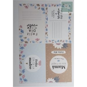 Tarjeta de papel "Dia de la madre"
