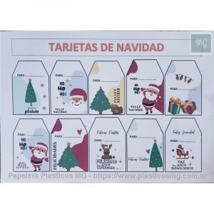 Tarjeta de papel "Navidad"