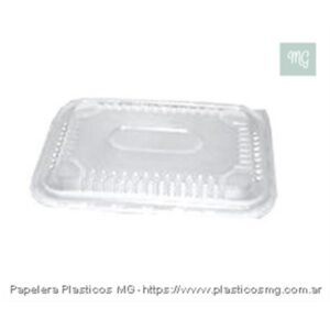 Tapa Bandeja Plastica 105 Rect. Bv. x 10 un.