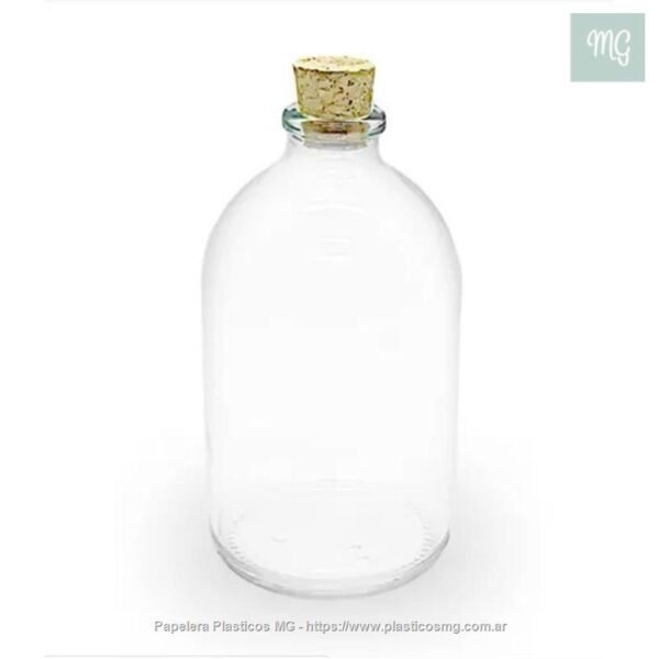 Frasco Vial 100Cc X Un. C/Corcho