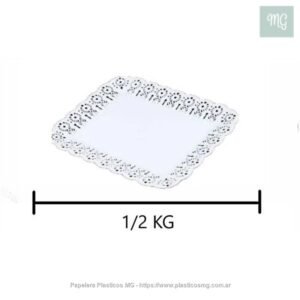 Plato Plastico Arenales 1/2 Kg. X Un.