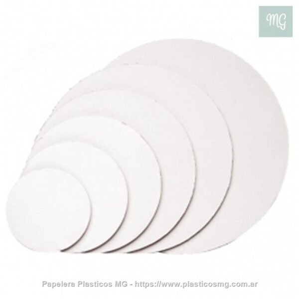 Base De Carton Redonda 18 Cm. X Kg.